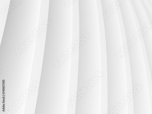 Abstract white 3d background. Elegant white background. Layer decoration. 3d rendering. © CreatifyStudio