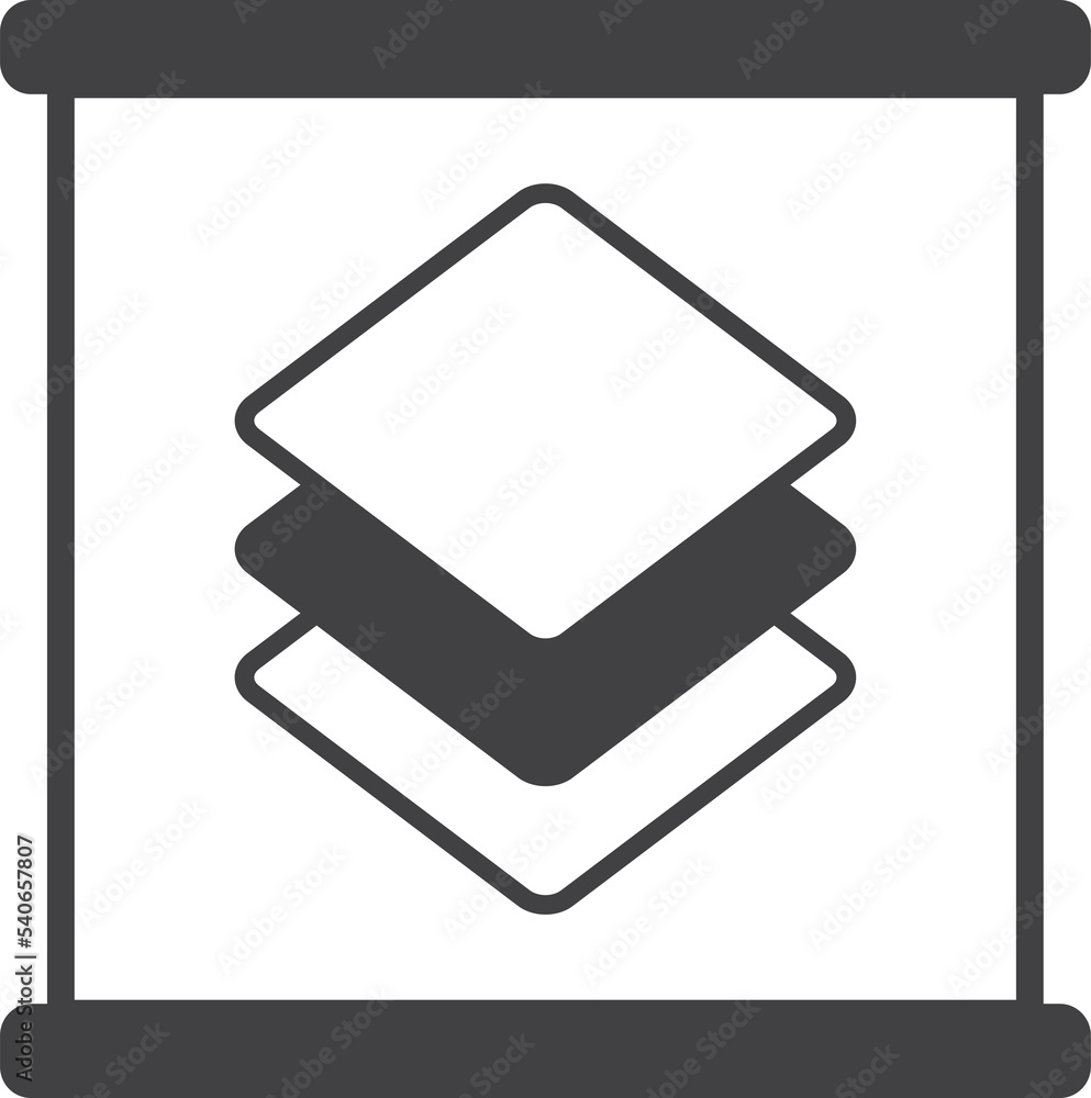 layer illustration in minimal style layer illustration in minimal style