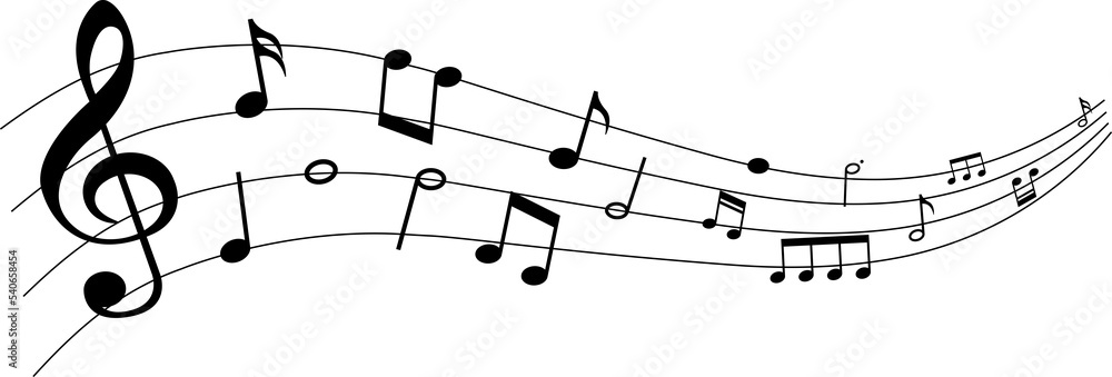 Collection of Music notes. Musical key signs. Collection of Music notes. Musical key signs.