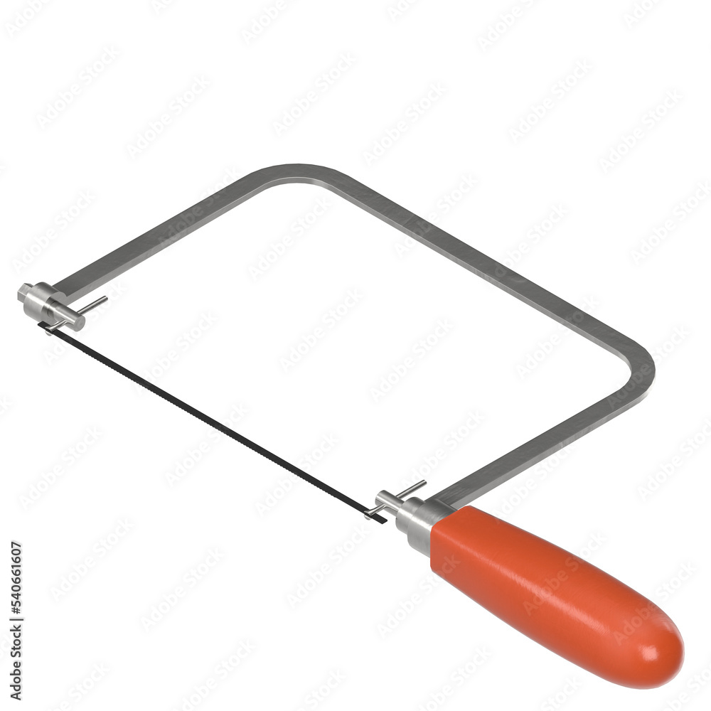 Obraz premium 3d rendering illustration of a coping saw