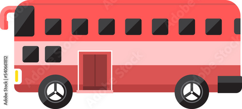 Icon van flat design concept cars png.