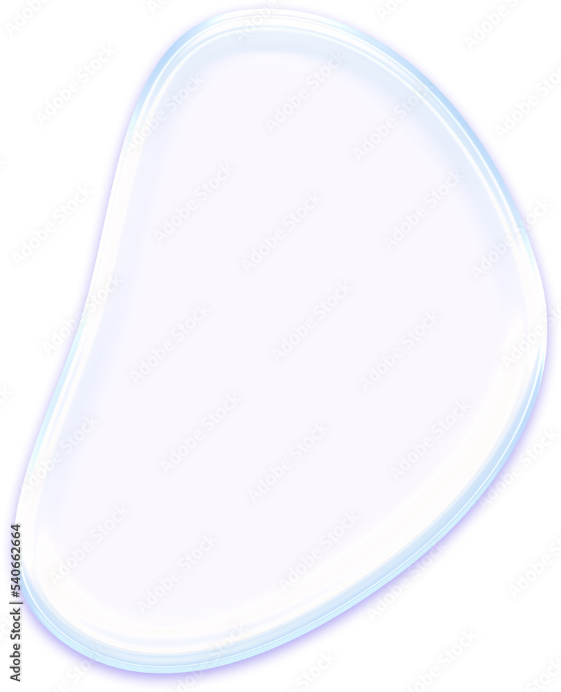 Liquid bubble blob element