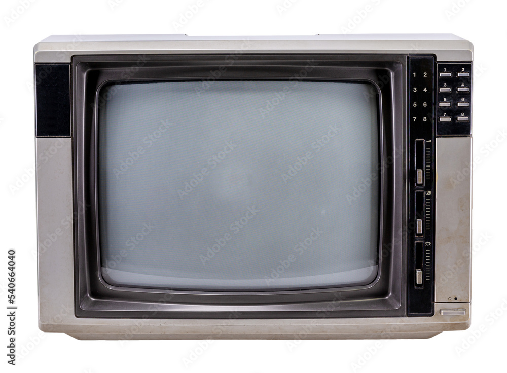 old tv set isolated and save as to PNG file old tv set isolated and save as to PNG file