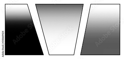 Screentone or halftone background for comics and manga design. 