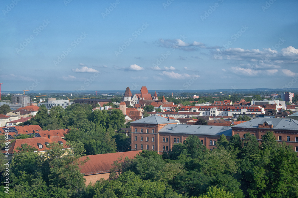 Ingolstadt, high view of the city