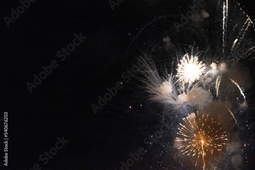 Fotografie, Obraz fireworks on a black background