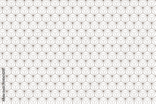 Japanese seamless pattern. Gold geometric background. cubic elements design