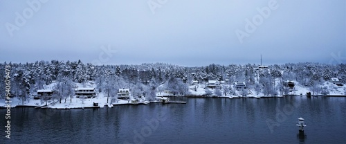 Photography Rocky island in the Swedish fjords on the way to Stockholm