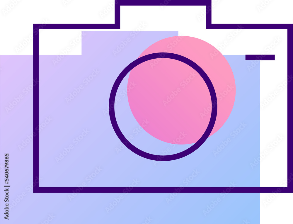 Icons camera Line Gradient digital device application ui kit Icons camera Line Gradient digital device application ui kit