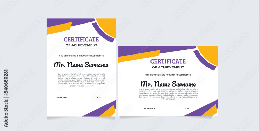 certificate template with luxury pattern,diploma,Vector illustration and vector Luxury