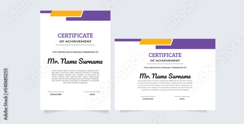 certificate of appreciation border template with luxury badge and modern line and shapes