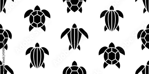 Seamless pattern with Sea Turtles. isolated on white background