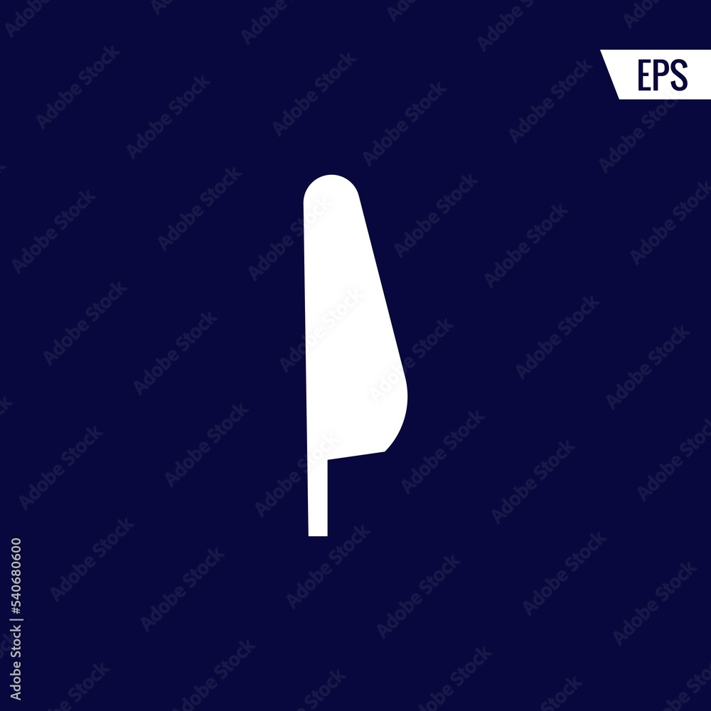 Knife vector icon illustration sign Knife vector icon illustration sign