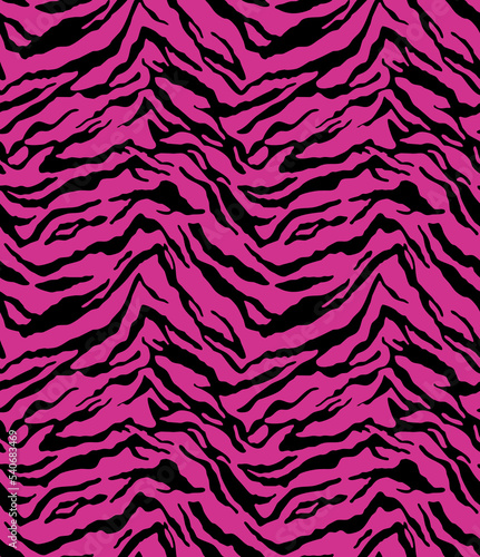 Seamless zebra pattern, animal print.