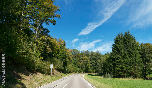 Hotzenwald im S  dschwarzwald - Hotzenpfad bis Kreiselbach   berqueren Landstrasse L 155 nach M  slezelg und schneckenholzweg im Wallberg 