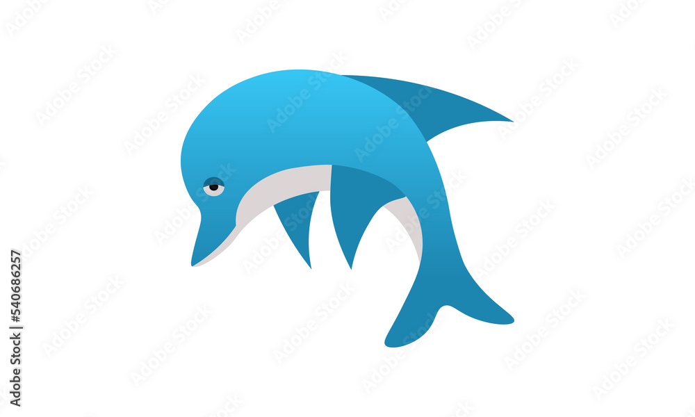Obraz premium dolphin Logo