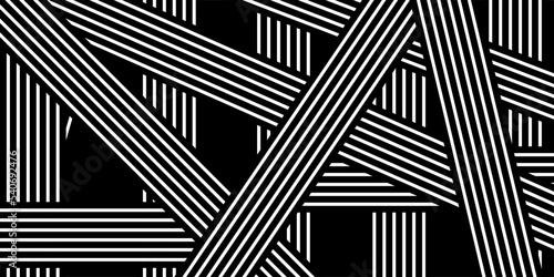 Lines repeatable geometric pattern (mosaic of lined squares)