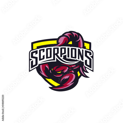 Scorpions sport vector logo