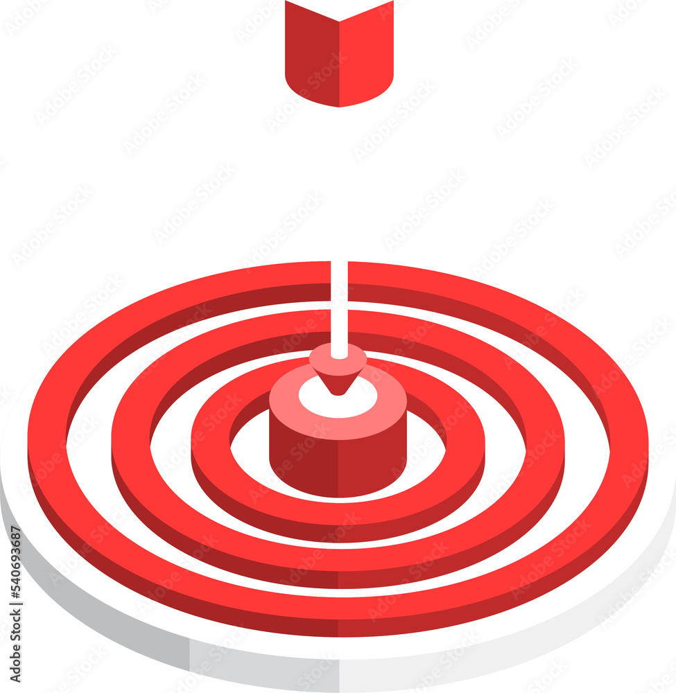 PNG Illustrations isometric design digital marketing. Object target audience PNG Illustrations isometric design digital marketing. Object target audience