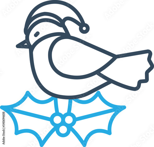 Robin Vector Icon which is suitable for commercial work and easily modify or edit it
