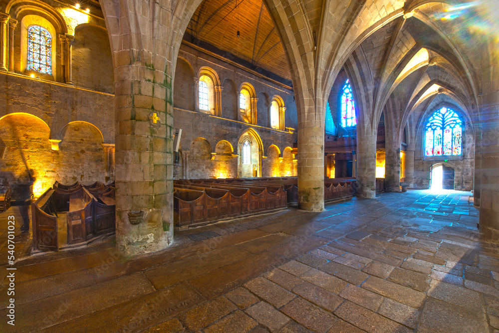 Brittany, Dinan ,saint sauveur basilica
