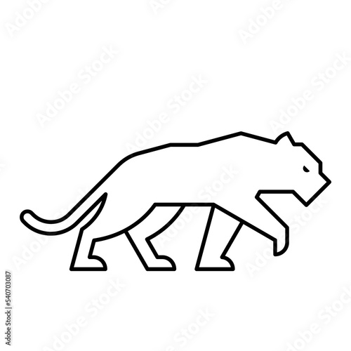 Set of Panther, Panther Logo. Icon design. Template elements