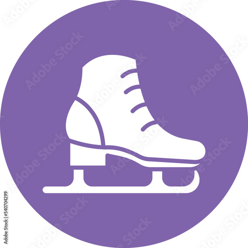 Skating shoes Vector Icon which is suitable for commercial work and easily modify or edit it
