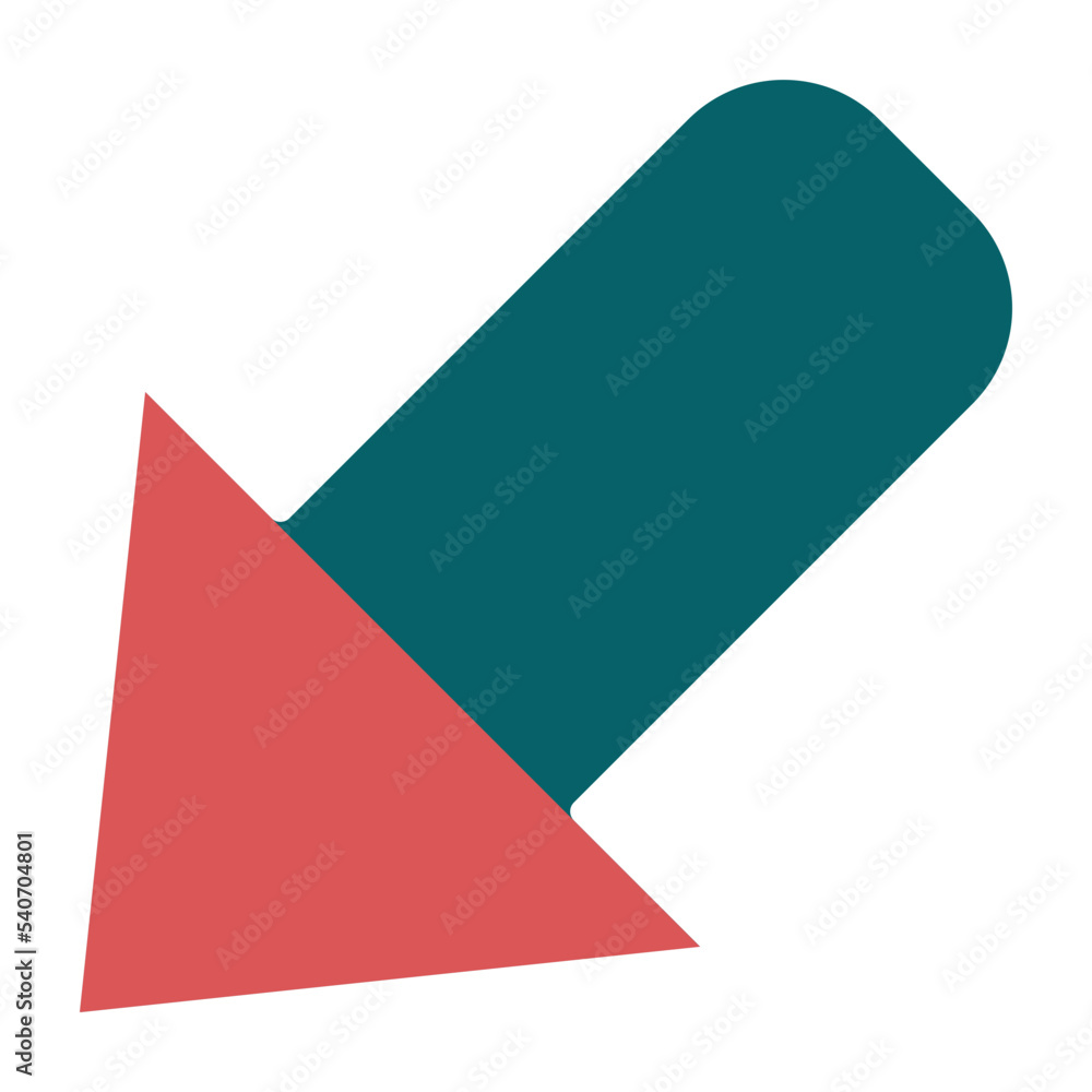 Down Left Icon Style Down Left Icon Style