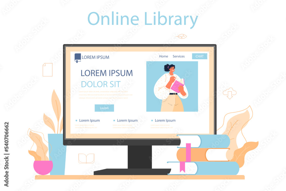 Librarian online service or platform. Library staff cataloging and sorting Librarian online service or platform. Library staff cataloging and sorting