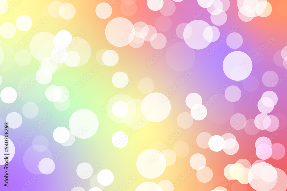 Rainbow Bokeh Background