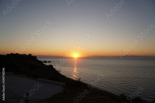 sunset on greek island Kefalonia  © Jasmin