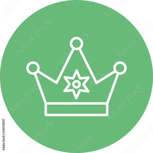 Winter crown Vector Icon which is suitable for commercial work and easily modify or edit it