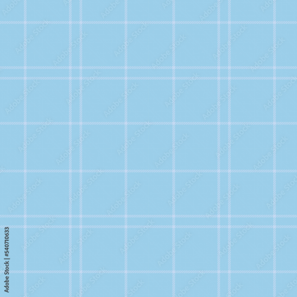 Fototapeta premium Blue Minimal Plaid textured Seamless Pattern
