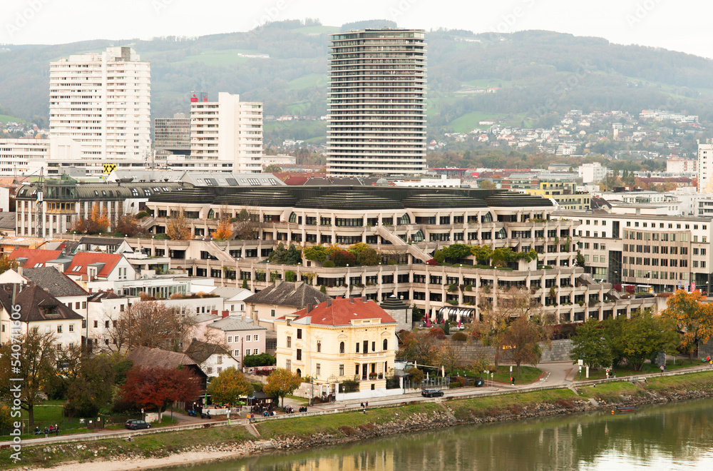 Fototapeta premium Neues Rathaus Linz