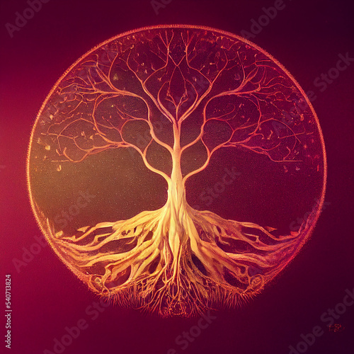 Tree of Life, Yggdrasil, intricate details, cinematic light