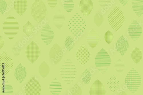 緑色の葉っぱ模様のイラスト背景