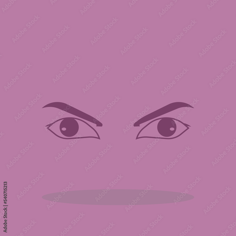 Eyes vector icon illustration sign Eyes vector icon illustration sign