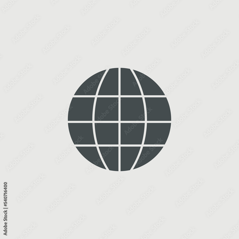 Globe vector icon illustration sign Globe vector icon illustration sign