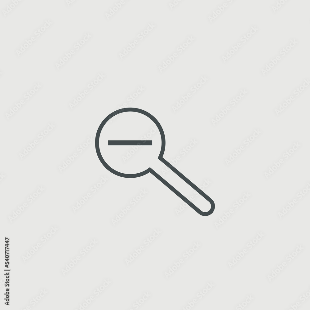 Search glass vector icon illustration sign Search glass vector icon illustration sign