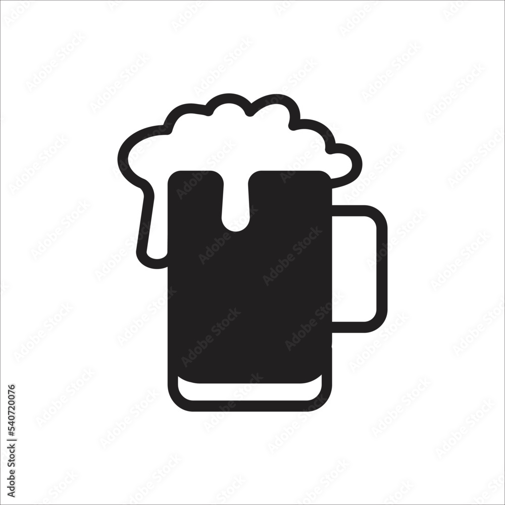 beer icon simple design art beer icon simple design art
