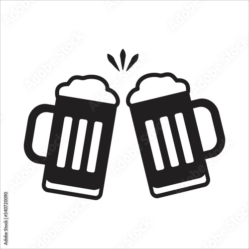 beer icon simple design art