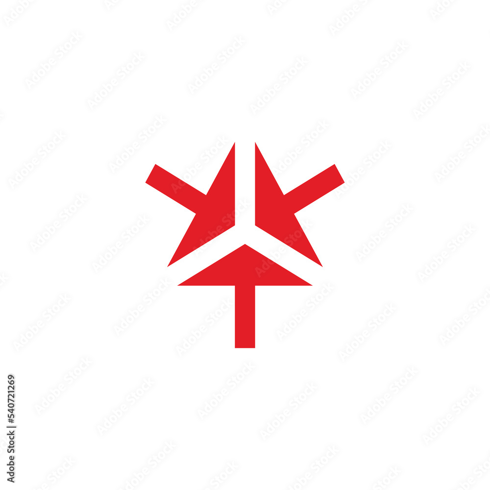 triangle center industrial process arrows vector triangle center industrial process arrows vector