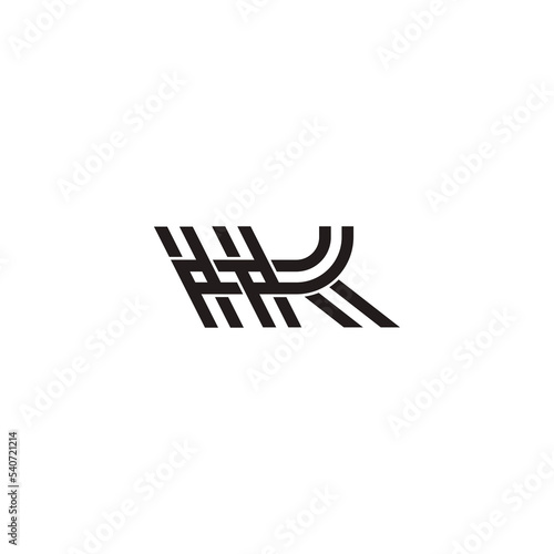 letter hk tags design geometric design logo vector © Adnanjaya