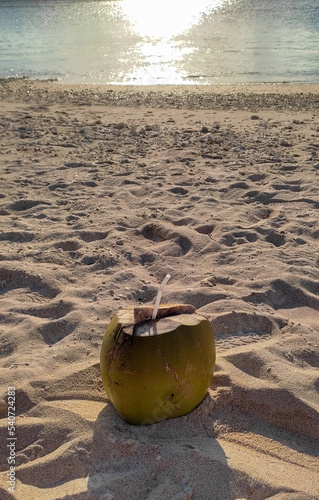 Coconut on the Tablolong beach photo