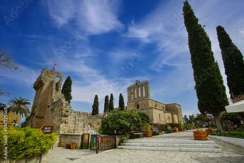 ruins of the church of st john the baptist, Bellapais Monastery photo