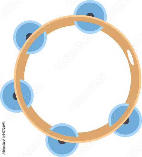 Tambourine Musical Instrument Vector illustration