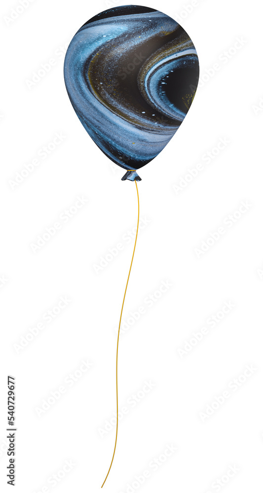 abstract painting balloon