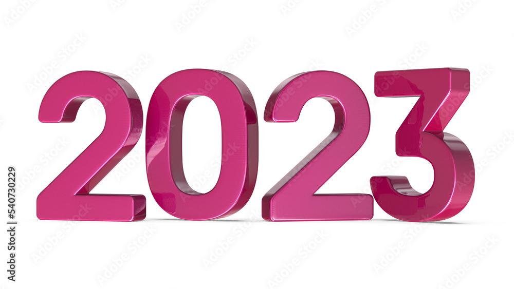 Happy new year 2023 gold 3d number element Happy new year 2023 gold 3d number element