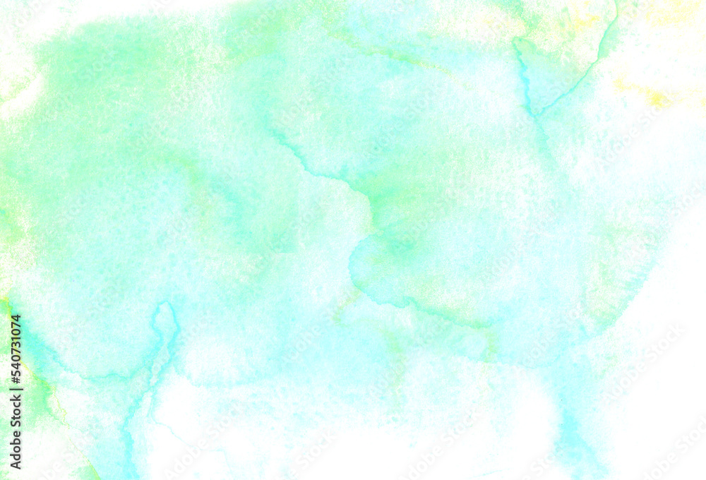 Fototapeta premium blue abstract watercolor hand painted background