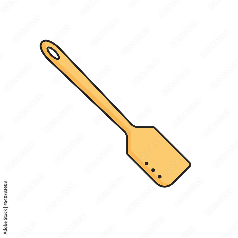 Spatula. Kitchenware element. Kitchen utensil and tool. Doodle style. Spatula. Kitchenware element. Kitchen utensil and tool. Doodle style.